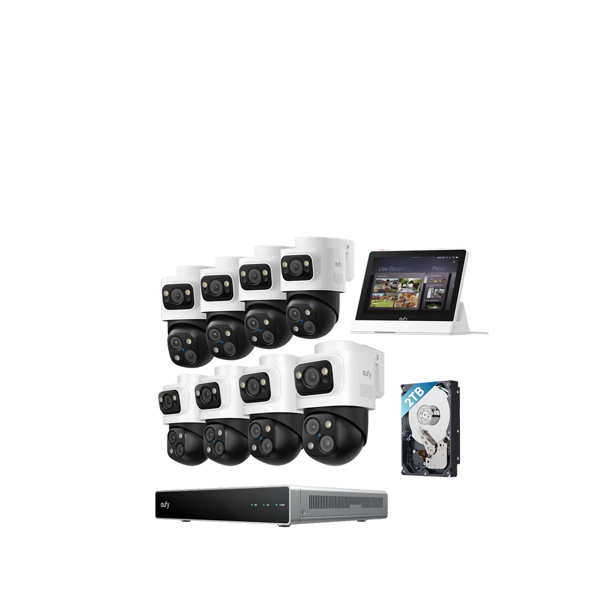 eufy PoE Bullet-PTZ Cam S4 8-Cam kit - Image 2