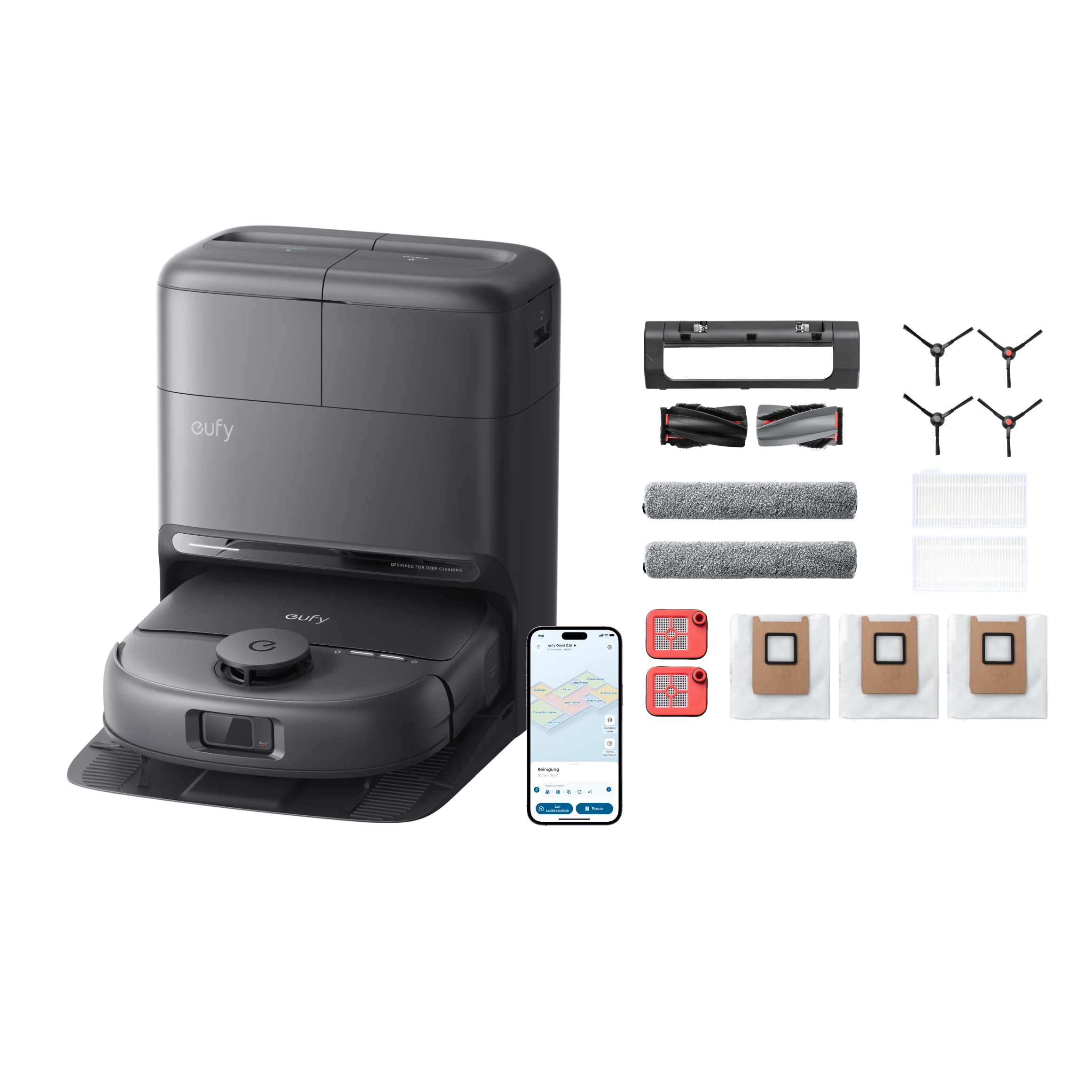 eufy Robotstofzuiger Omni C28 met accessoireset