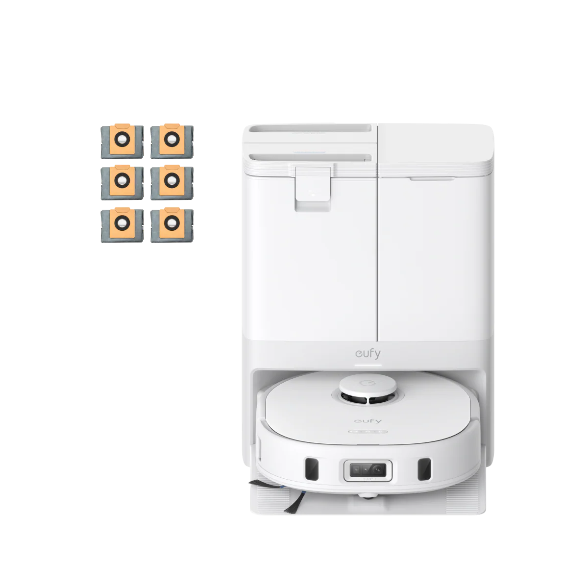 eufy X10 Pro Omni (wit)  + Stofzakken (6 stuks)