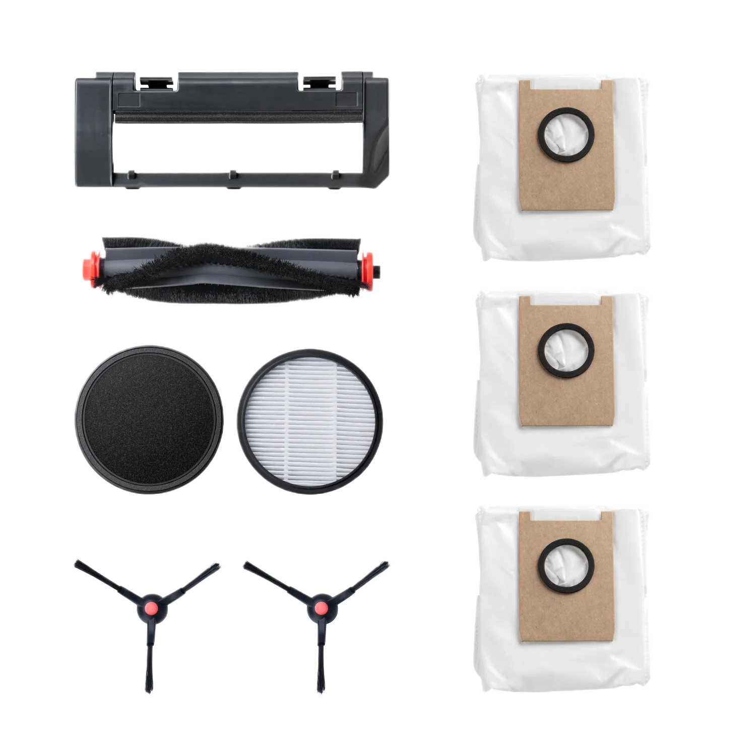 Accessoireset + Wandbeugel, compatibel met eufy Robotstofzuiger 3-in-1 E20